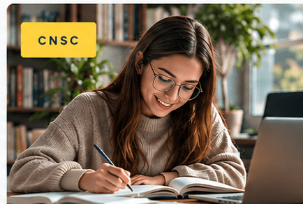 Aspirante practicando lectura y análisis para su preparación